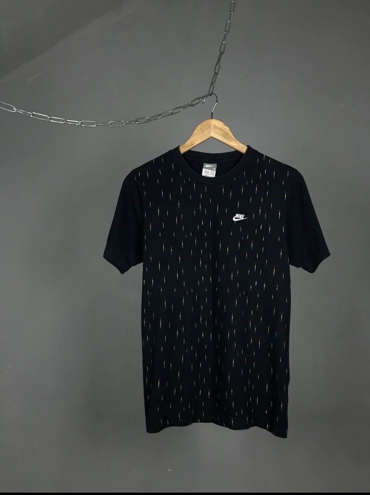 Nike × Vintage Nike swoosh streetwear vintage tee Size US S / EU 44-46 / 1 - 1 Thumbnail