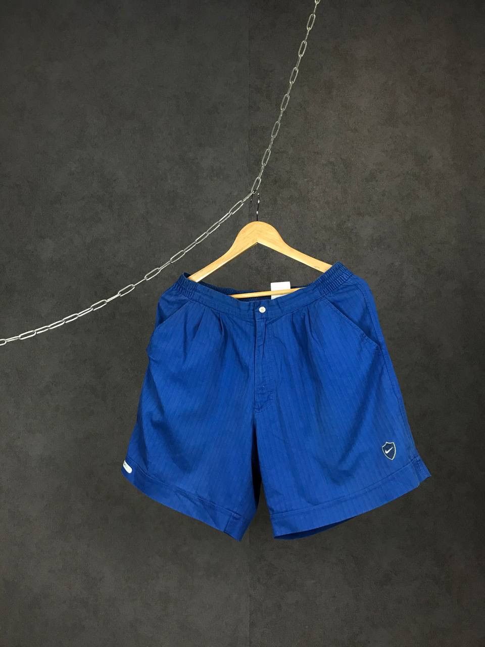 Nike × Vintage Nike swoosh streetwear vintage shorts Size US 32 / EU 48 - 1 Thumbnail
