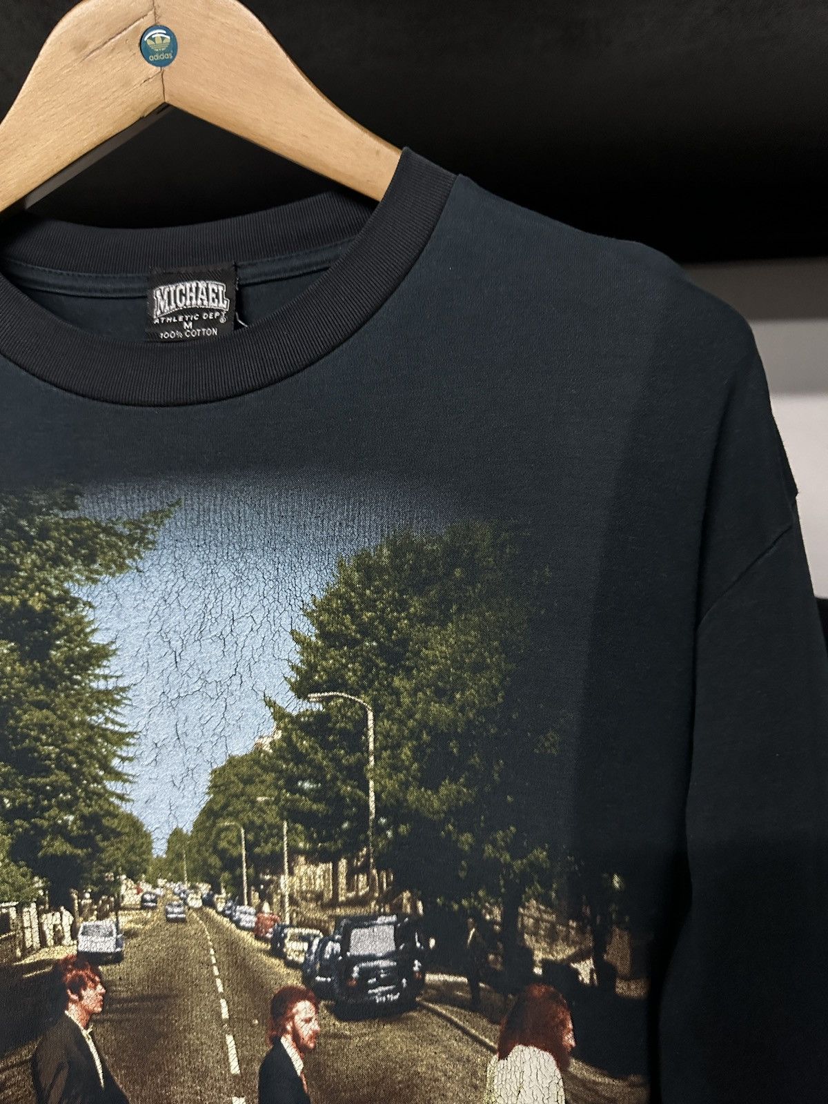 Band Tees × Vintage Vintage 90s The Beatles Abbey Road Sun Faded Tee Size US M / EU 48-50 / 2 - 5 Thumbnail