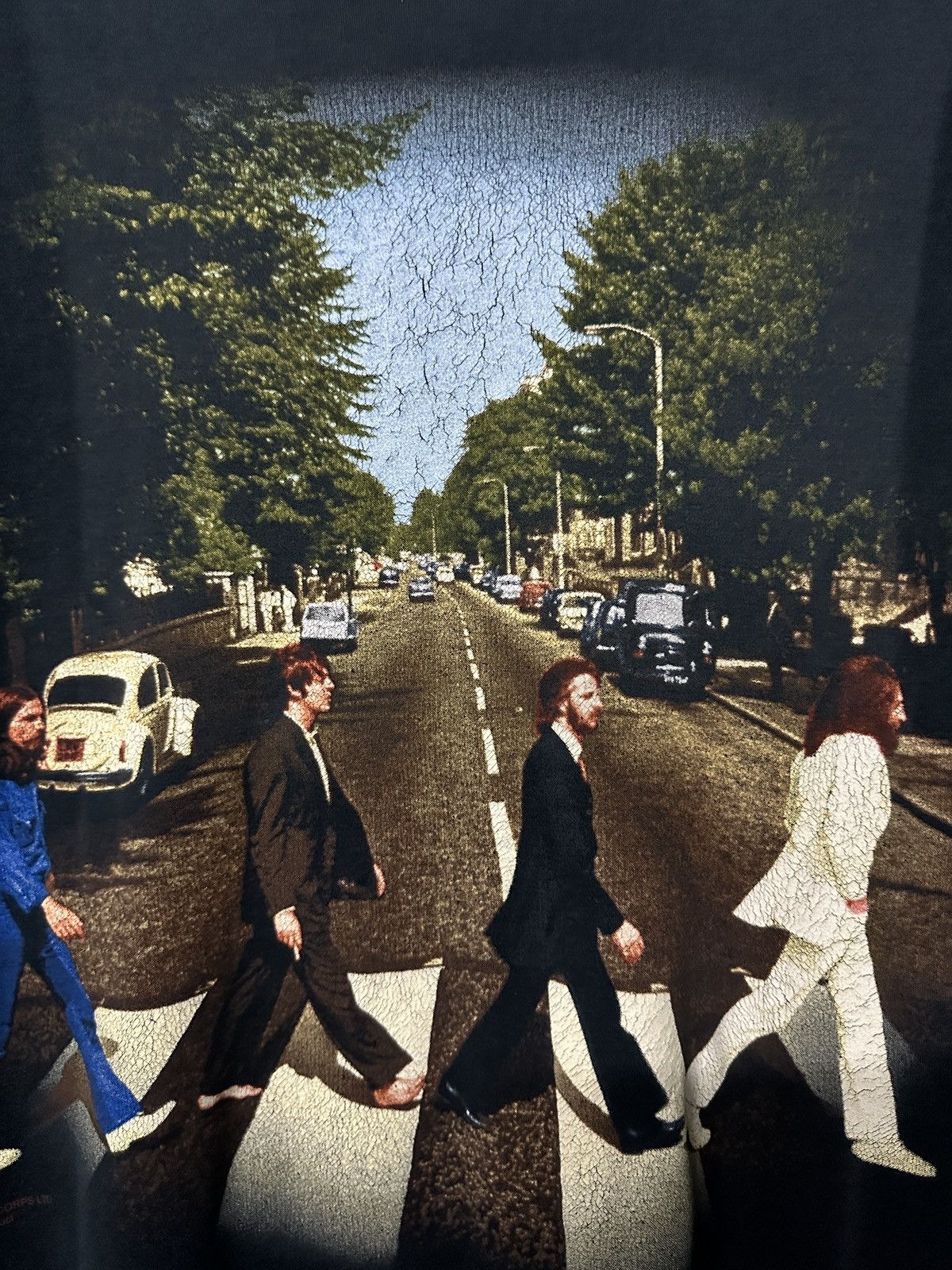 Band Tees × Vintage Vintage 90s The Beatles Abbey Road Sun Faded Tee Size US M / EU 48-50 / 2 - 2 Thumbnail
