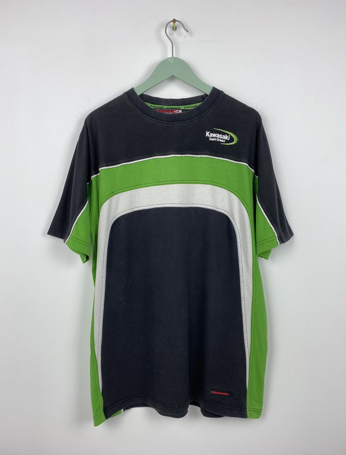 Vintage Kawasaki Ninja Racing Team Tee T Shirt Lucky Strike Subaru Size US XL / EU 56 / 4 - 3 Thumbnail