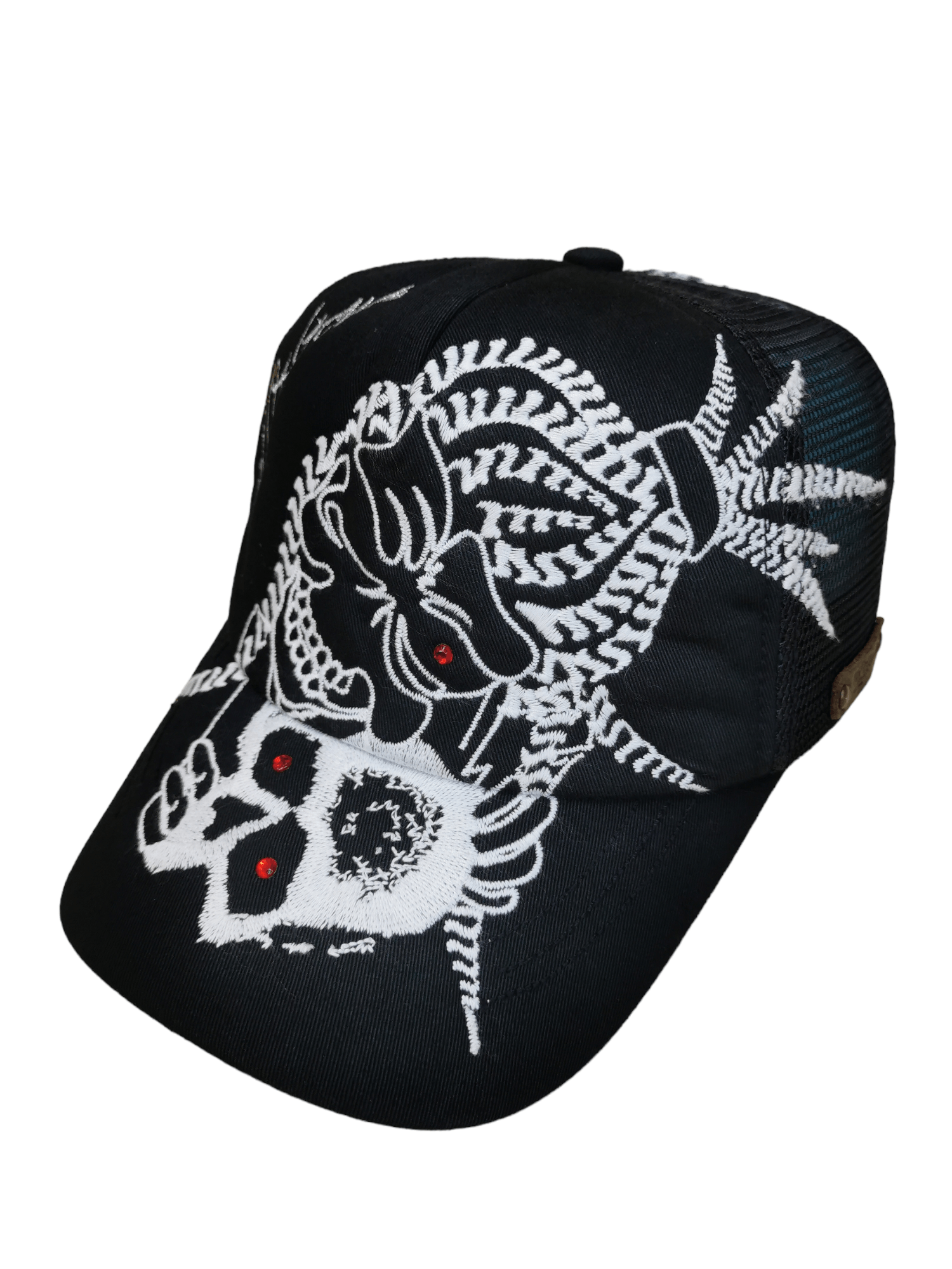 Designer × Japanese Brand SKULL & BONE DESIGNER TRUCKER HAT CAP Size ONE SIZE - 2 Thumbnail
