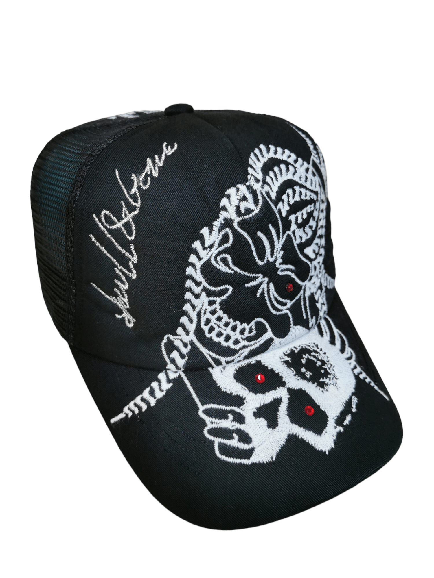 Designer × Japanese Brand SKULL & BONE DESIGNER TRUCKER HAT CAP Size ONE SIZE - 3 Thumbnail