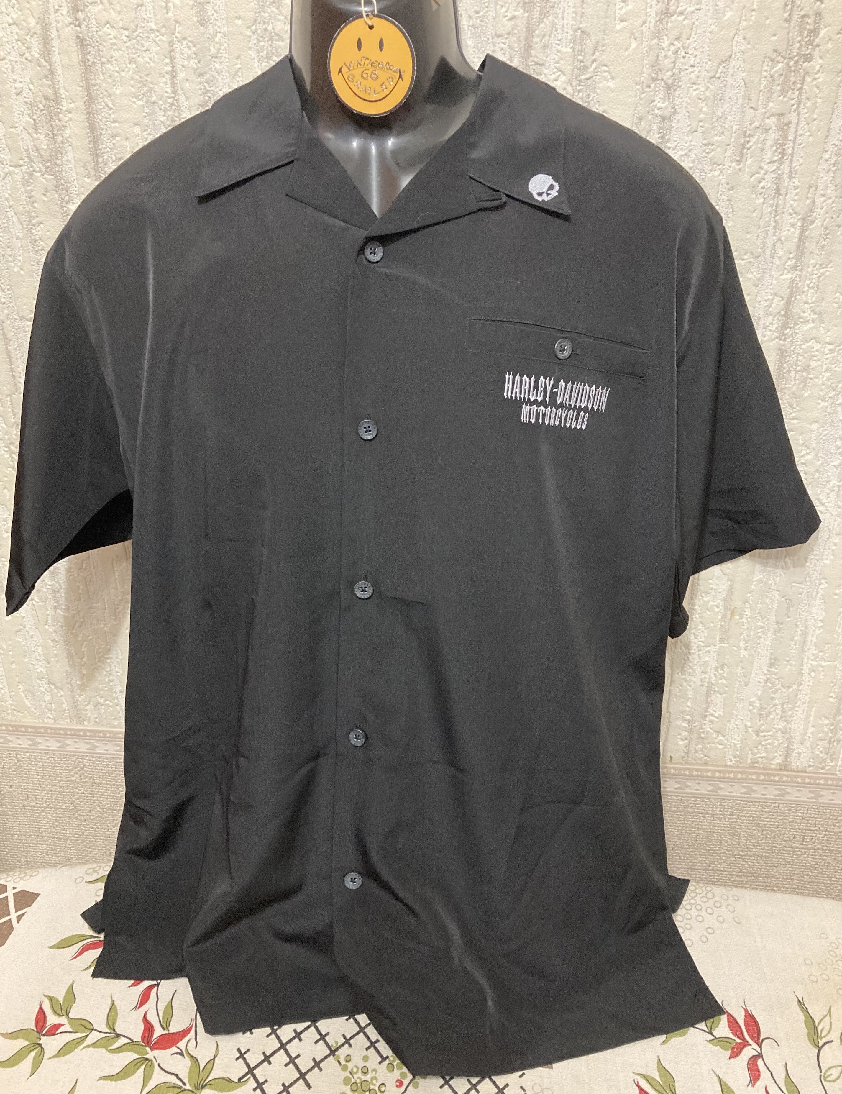 Harley Davidson × Vintage × West Coast Choppers Vintage 2004 Harley Davidson Poker flames shirt Size US M / EU 48-50 / 2 - 1 Thumbnail