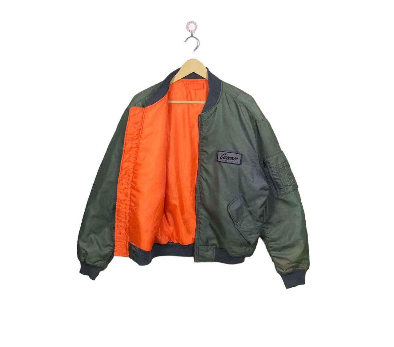 Japanese Brand Vintage 80s USAF Military Flight Jacket Bomber Sun Faded Size US L / EU 52-54 / 3 - 3 Thumbnail