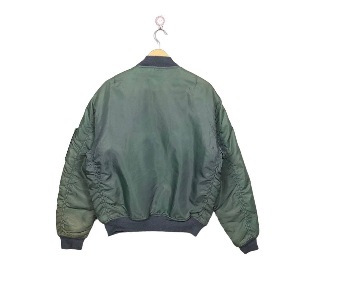 Japanese Brand Vintage 80s USAF Military Flight Jacket Bomber Sun Faded Size US L / EU 52-54 / 3 - 2 Thumbnail