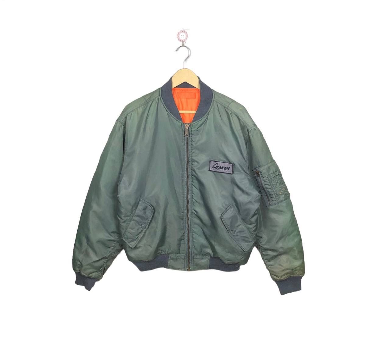 Japanese Brand Vintage 80s USAF Military Flight Jacket Bomber Sun Faded Size US L / EU 52-54 / 3 - 1 Thumbnail