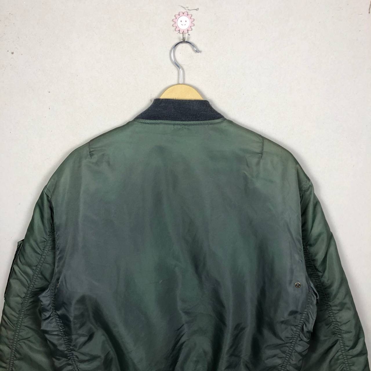 Japanese Brand Vintage 80s USAF Military Flight Jacket Bomber Sun Faded Size US L / EU 52-54 / 3 - 5 Thumbnail