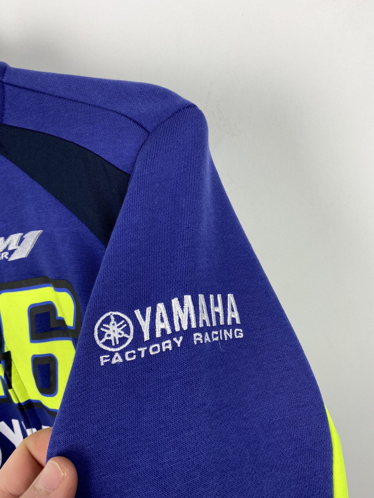 Yamaha Yamaha Factory Racing M1 #46 Zip Sweatshirt Honda BMW Subaru Size US S / EU 44-46 / 1 - 3 Thumbnail