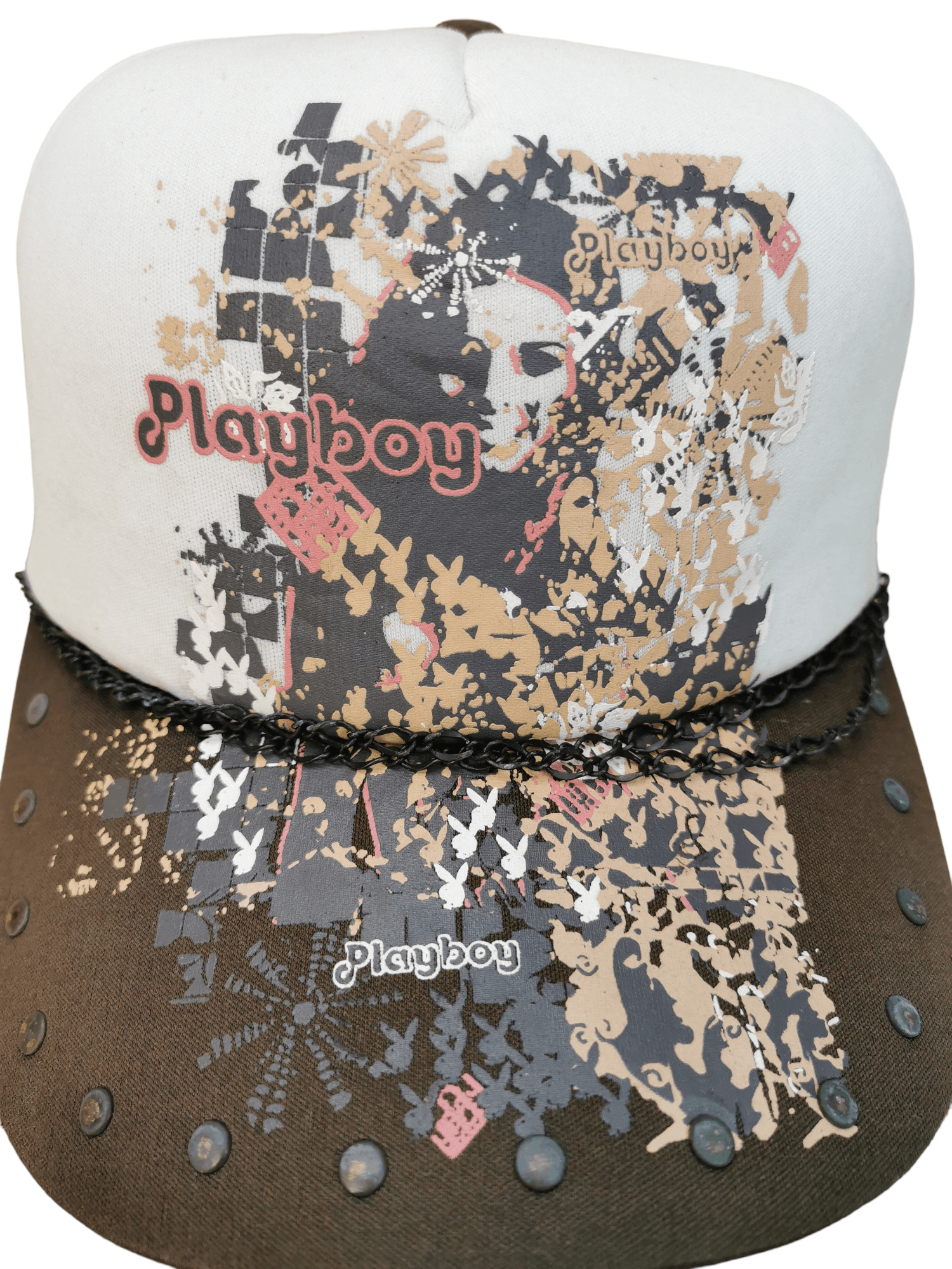 Playboy VINTAGE PLAYBOY TRUCKER HAT CAP Size ONE SIZE - 2 Thumbnail