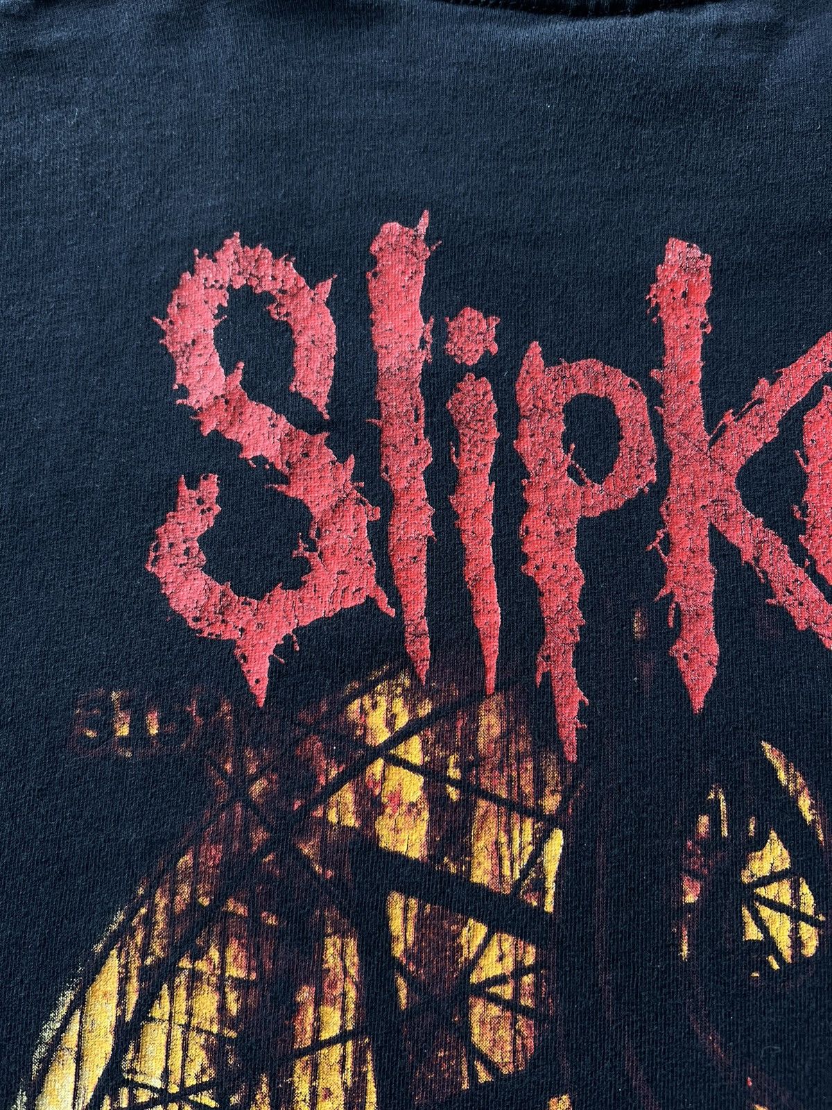 Band Tees Vintage 2017 Slipknot Promo Black Tee (Stone Sour Korn) Size US M / EU 48-50 / 2 - 14 Thumbnail