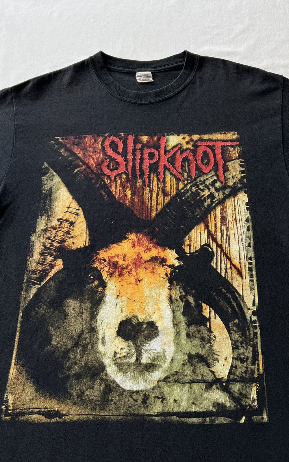 Band Tees Vintage 2017 Slipknot Promo Black Tee (Stone Sour Korn) Size US M / EU 48-50 / 2 - 3 Thumbnail