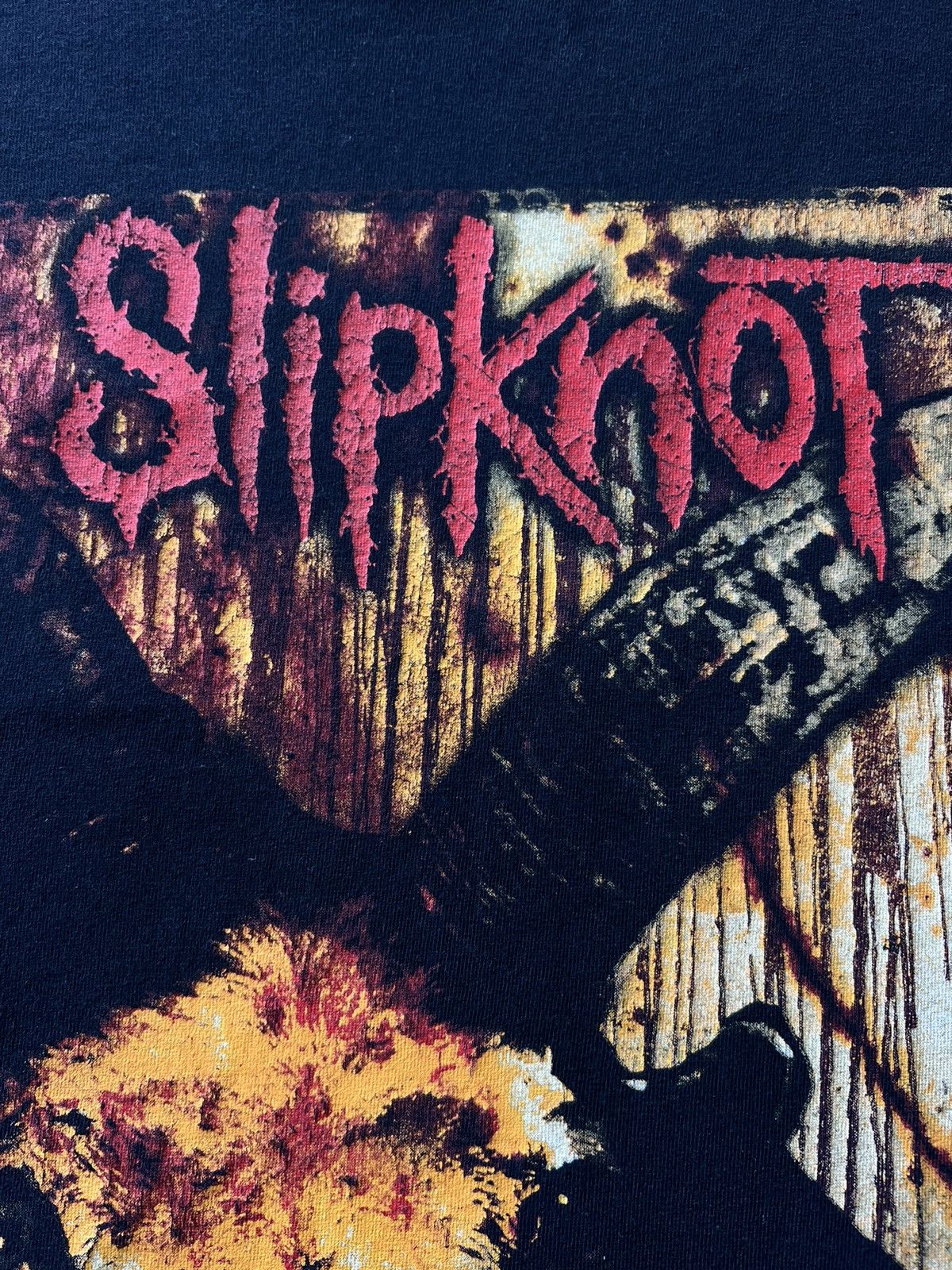 Band Tees Vintage 2017 Slipknot Promo Black Tee (Stone Sour Korn) Size US M / EU 48-50 / 2 - 5 Thumbnail
