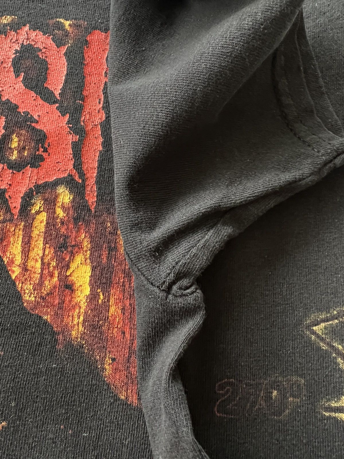 Band Tees Vintage 2017 Slipknot Promo Black Tee (Stone Sour Korn) Size US M / EU 48-50 / 2 - 9 Thumbnail