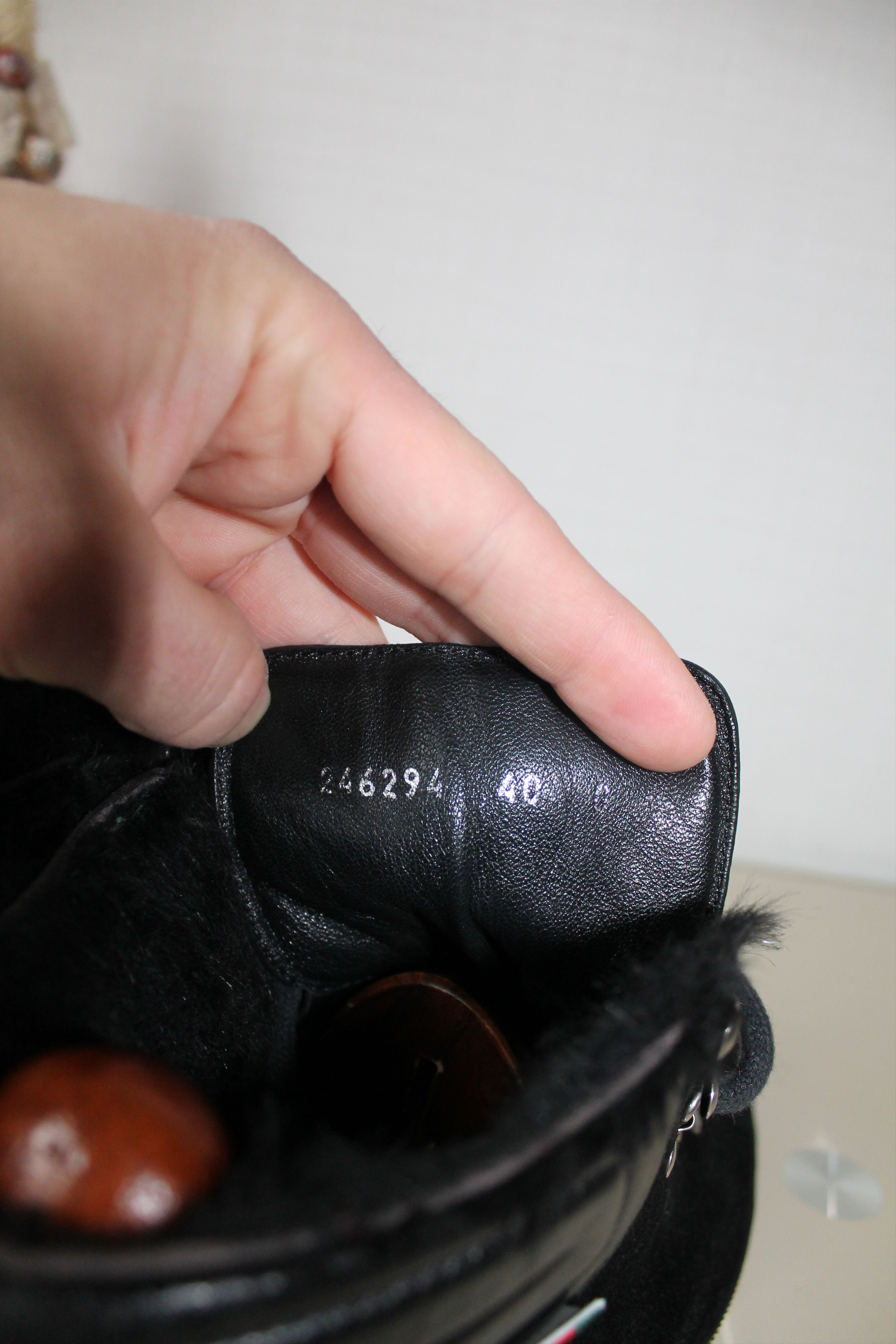 Gucci GUCCI Suede High Top Suede Black Boots / Sneakers Size US 7.5 / EU 40-41 - 7 Thumbnail