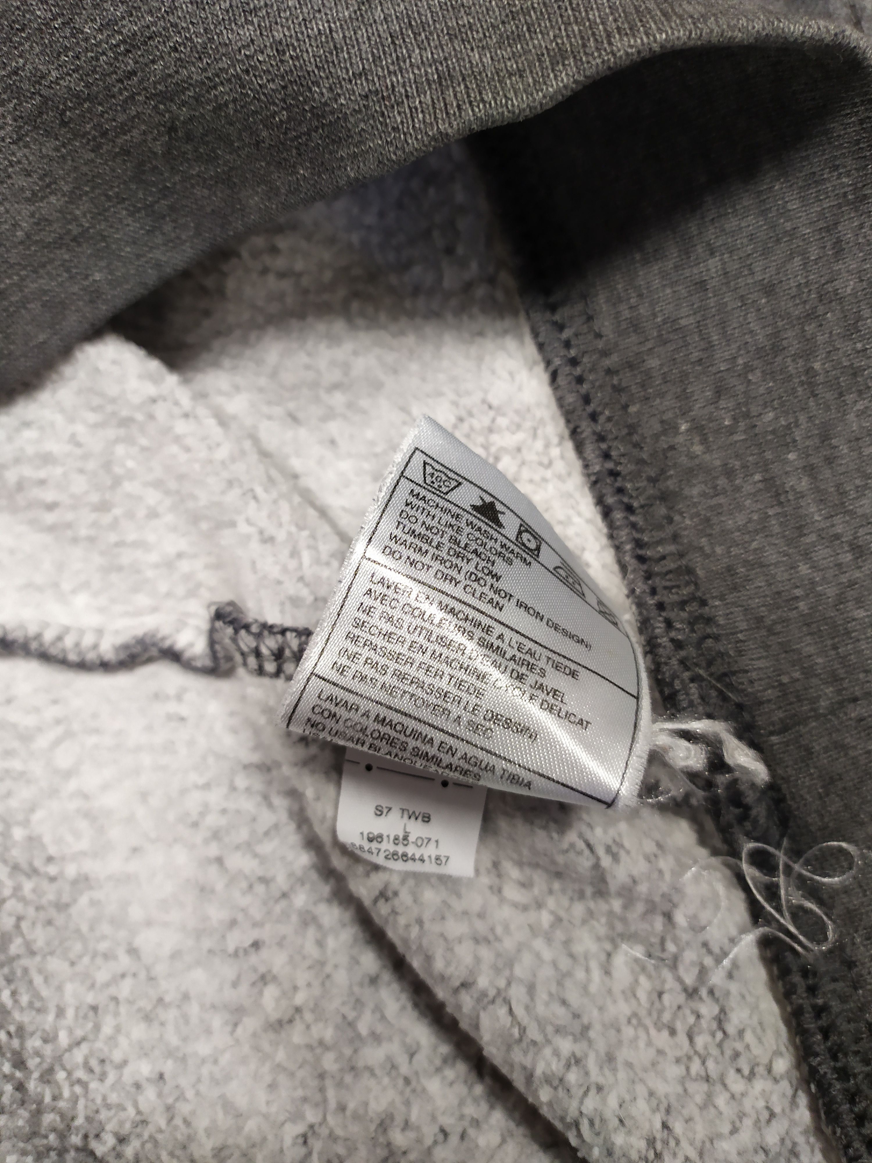 Nike × Vintage Nike vintage asymmetric pocket hoodie Size US L / EU 52-54 / 3 - 9 Thumbnail