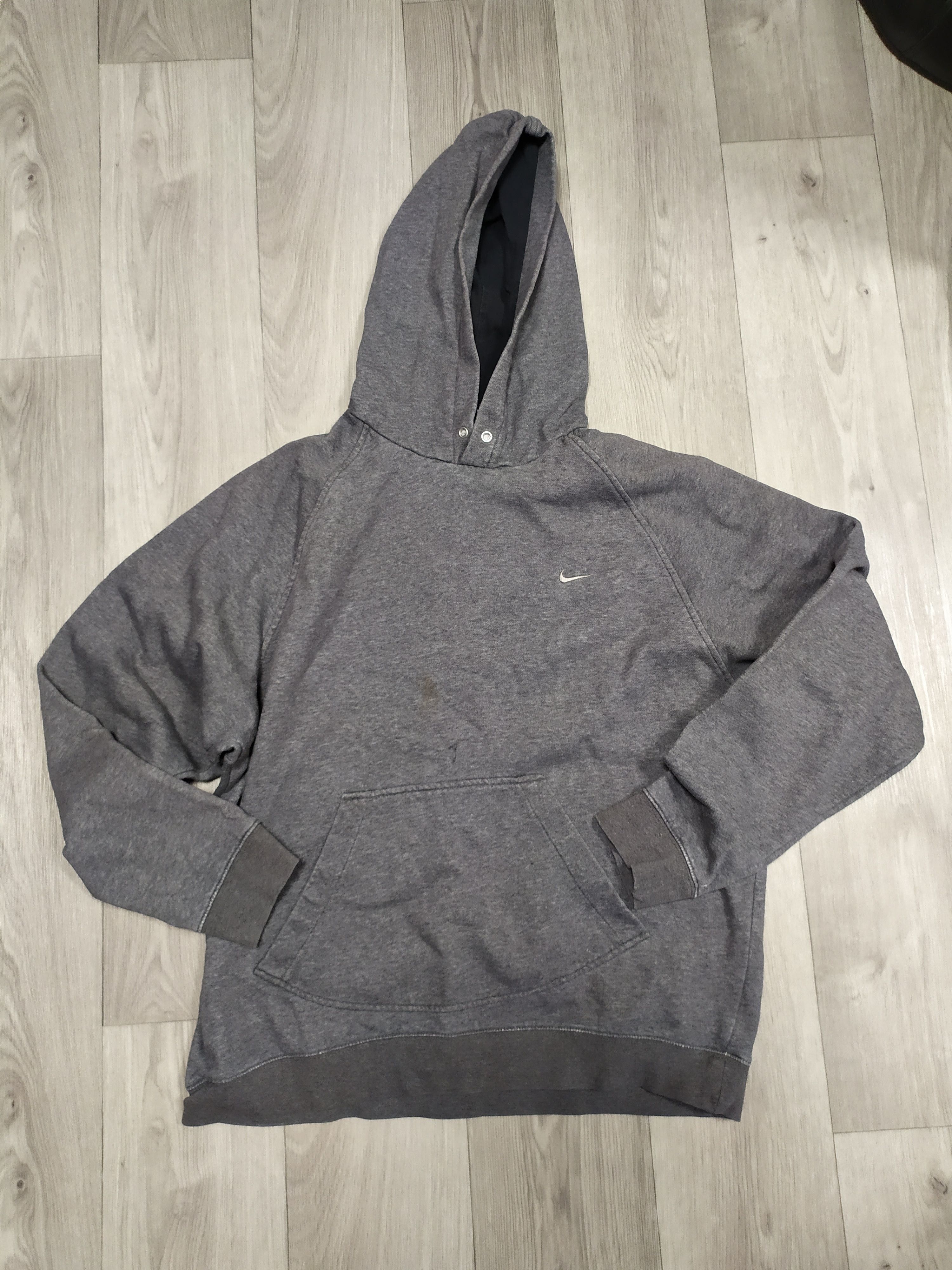 Nike × Vintage Nike vintage asymmetric pocket hoodie Size US L / EU 52-54 / 3 - 2 Thumbnail