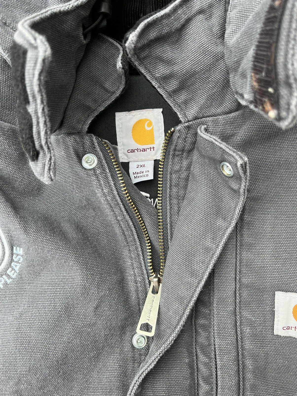 Carhartt Grey Removable Hood Carhartt Jacket Size US XXL / EU 58 / 5 - 3 Thumbnail