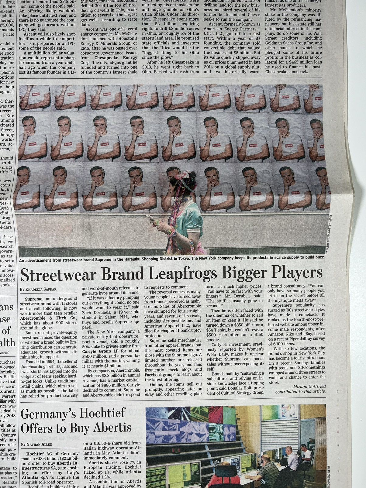 Supreme Supreme The Wall Street Journal Article Size ONE SIZE - 2 Thumbnail
