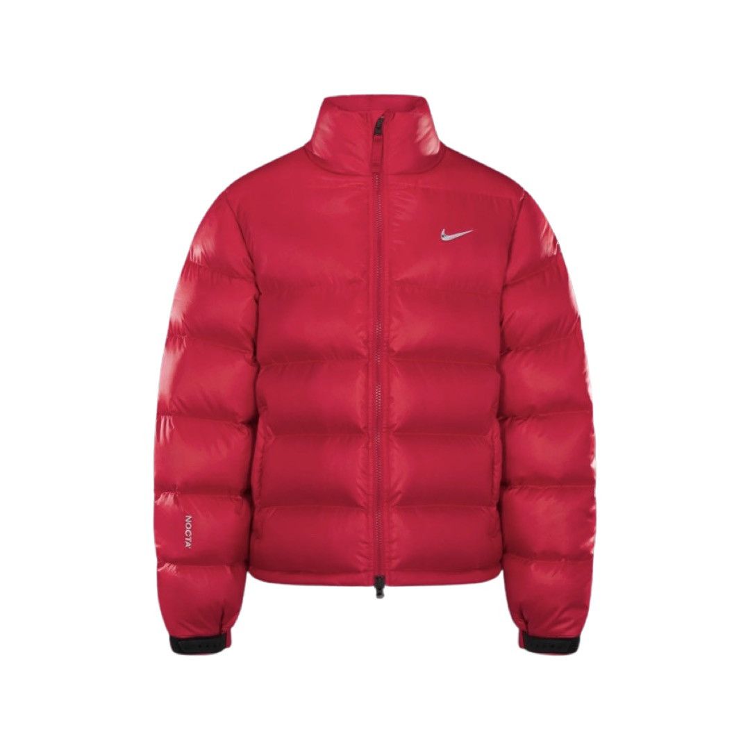 Nike x NOCTA Drake Puffer Jacket Red Sunset Men's XL