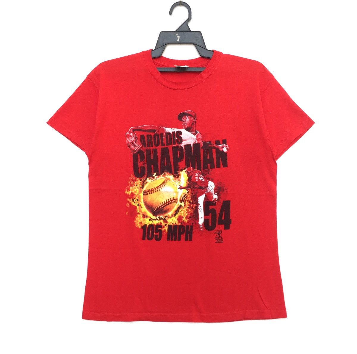 MLB Aroldis Chapman Big Logo T-shirt | 105 Mph No.54 | S | MLB Size US S / EU 44-46 / 1 - 1 Thumbnail