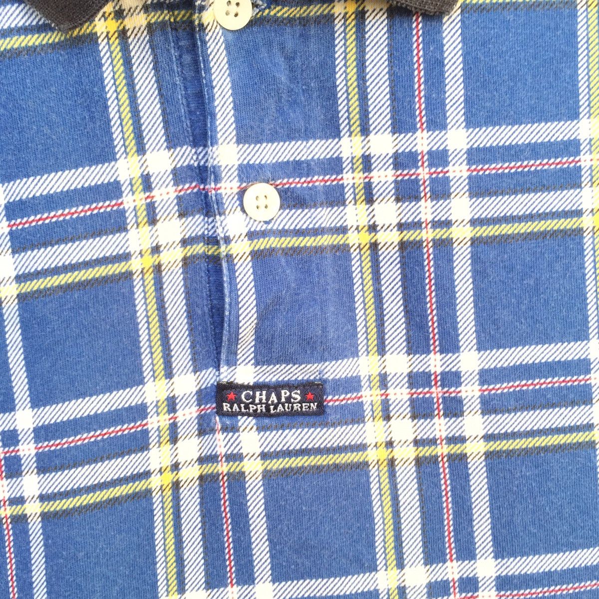 Ralph Lauren Vintage 90s Chaps by Ralph Lauren Checkered Box Polo Size US L / EU 52-54 / 3 - 4 Thumbnail