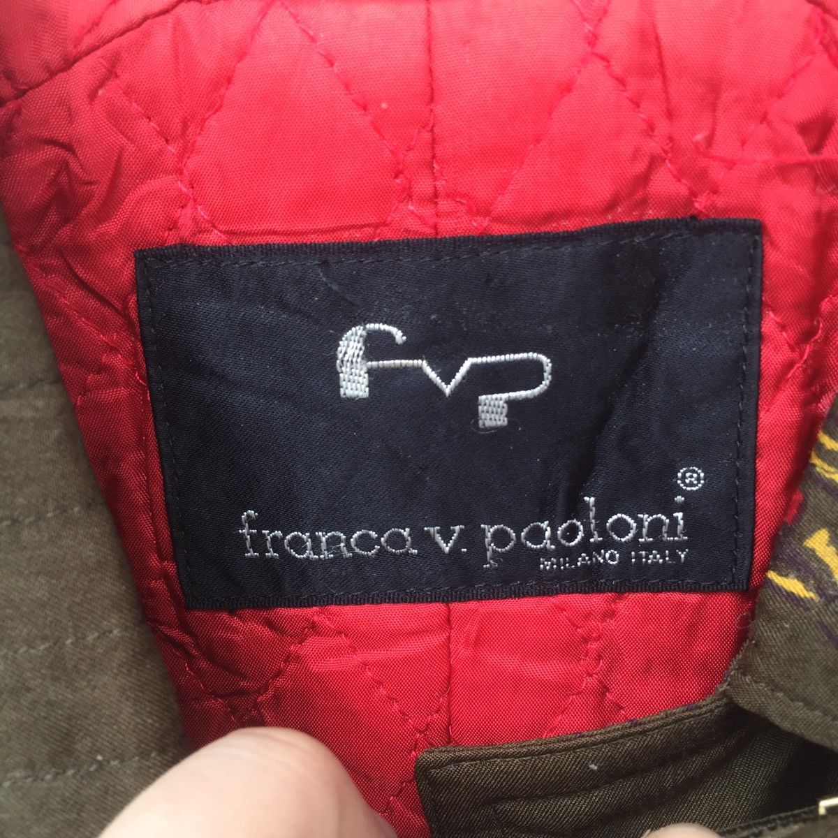 Paoloni Vintage 90s Franca V. Paoloni Milano Italy Zipper Jacket | M Size US M / EU 48-50 / 2 - 4 Thumbnail