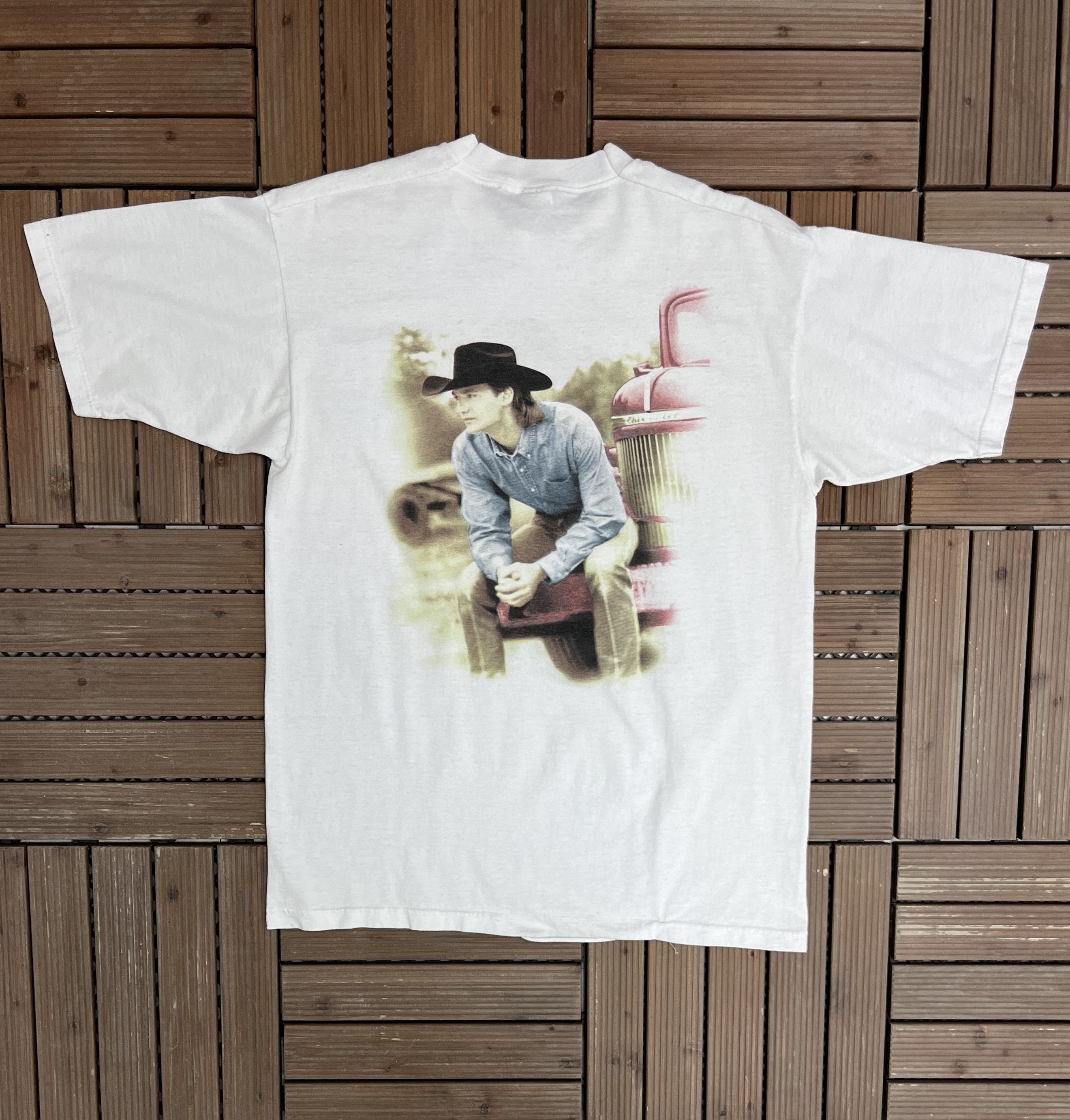 Vintage Wade Hayes Vintage 1990s Country Music T-Shirt Tee Size US L / EU 52-54 / 3 - 5 Thumbnail
