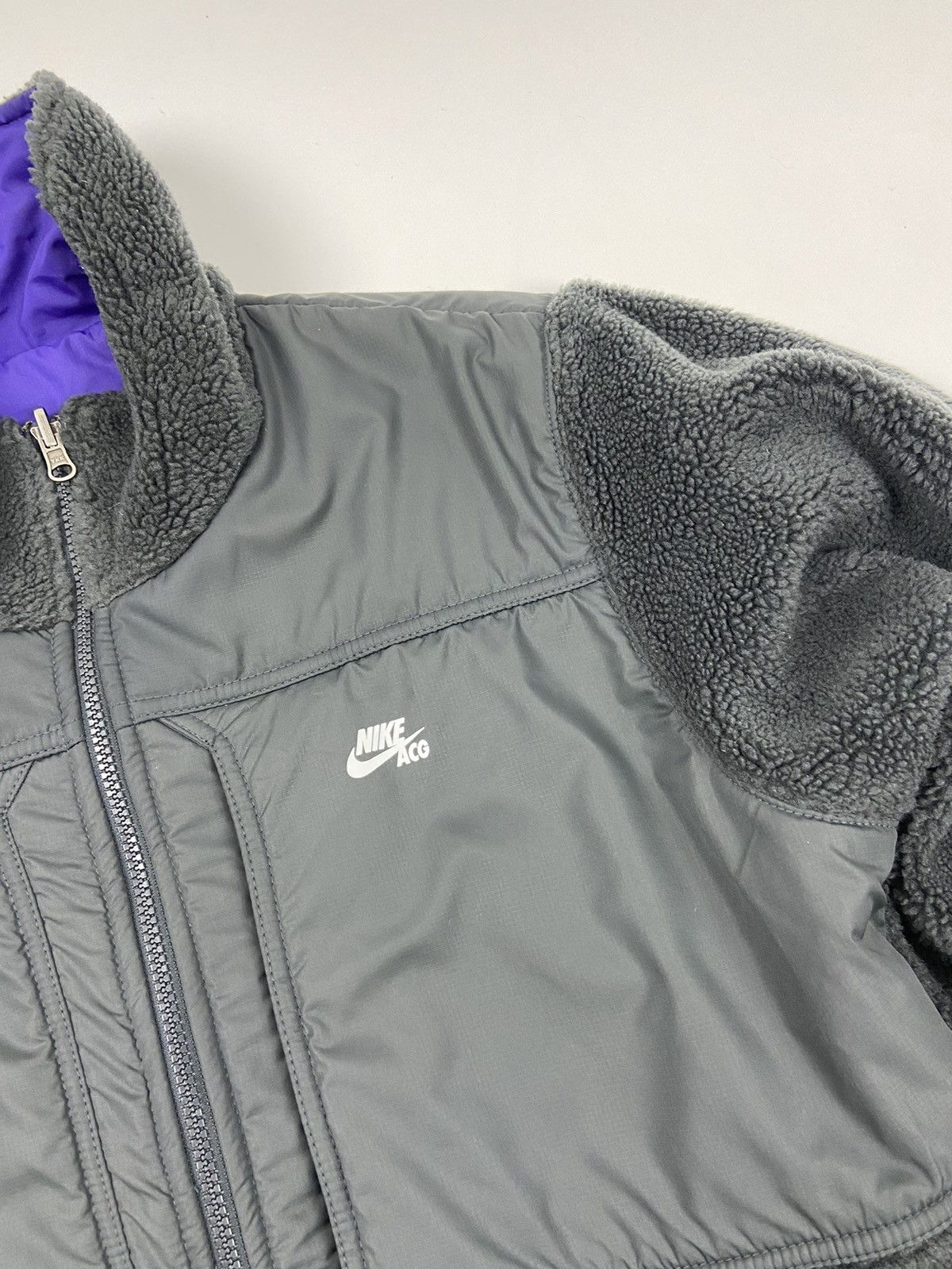Nike ACG Vintage Nike ACG Reversible Sherpa Jacket Size US M / EU 48-50 / 2 - 2 Thumbnail
