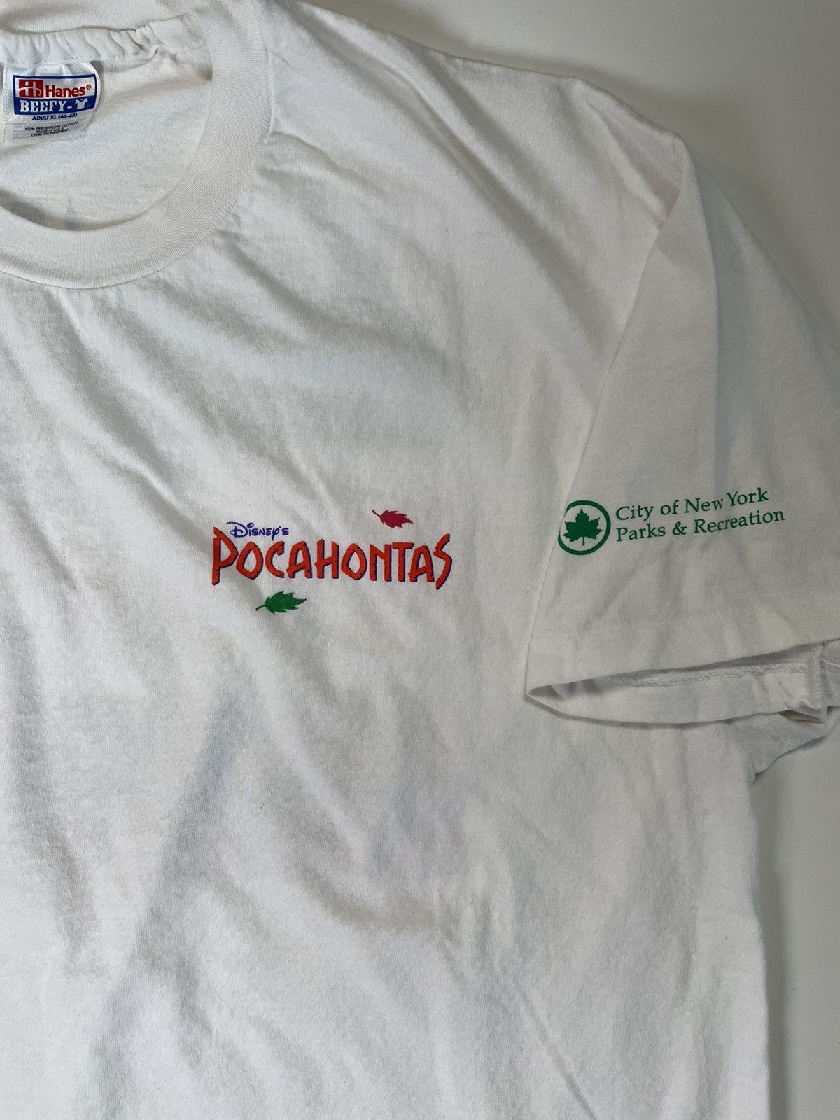 Disney Vintage Disney Pocahontas Promo T-shirt 1995 Size US XL / EU 56 / 4 - 3 Thumbnail