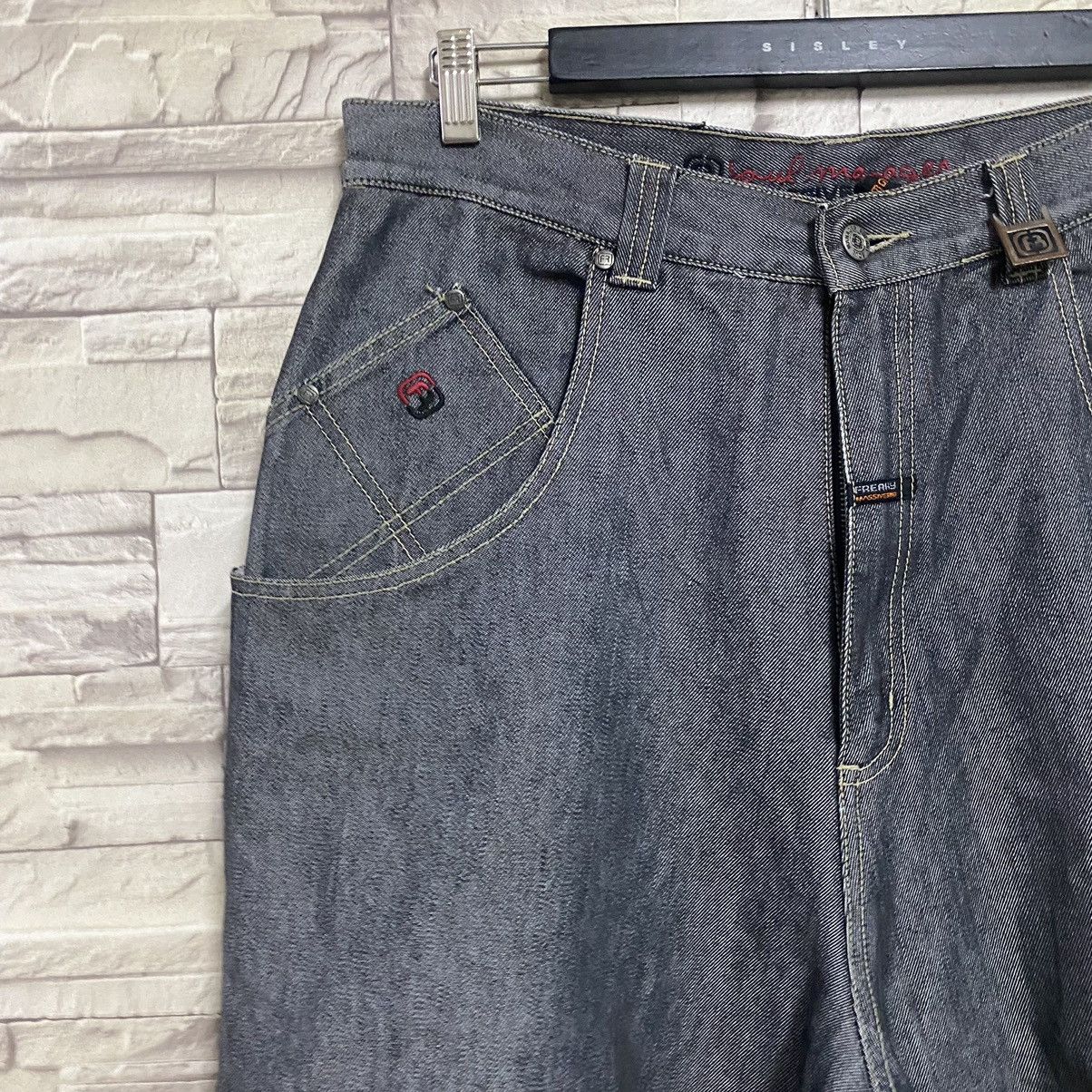 JNCO Freaky Massive Denim Baggy Pants Size US 34 / EU 50 - 6 Thumbnail