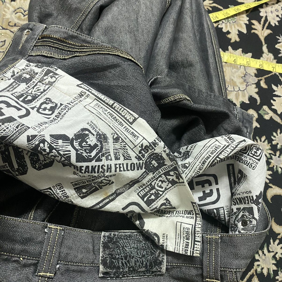 JNCO Freaky Massive Denim Baggy Pants Size US 34 / EU 50 - 19 Thumbnail