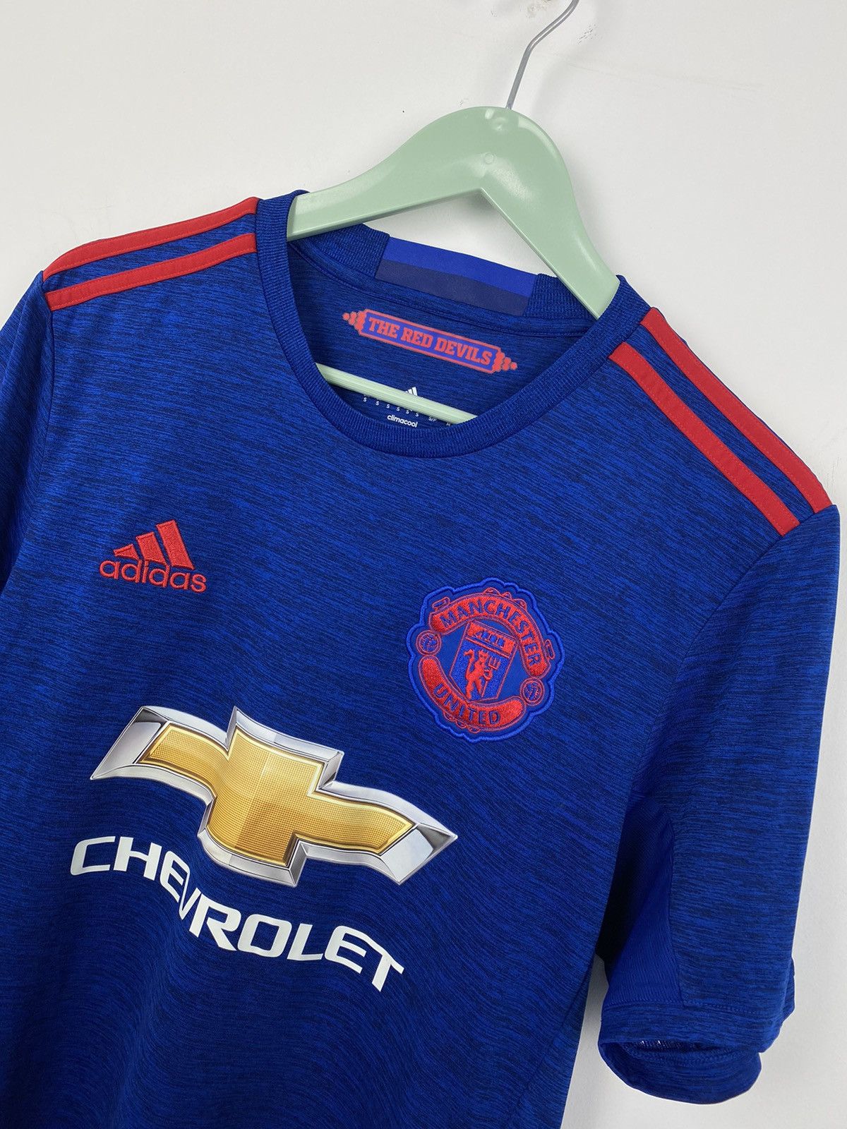 Adidas Manchester United 2016/2017 Jersey PSG Milan Arsenal Real Size US S / EU 44-46 / 1 - 2 Thumbnail