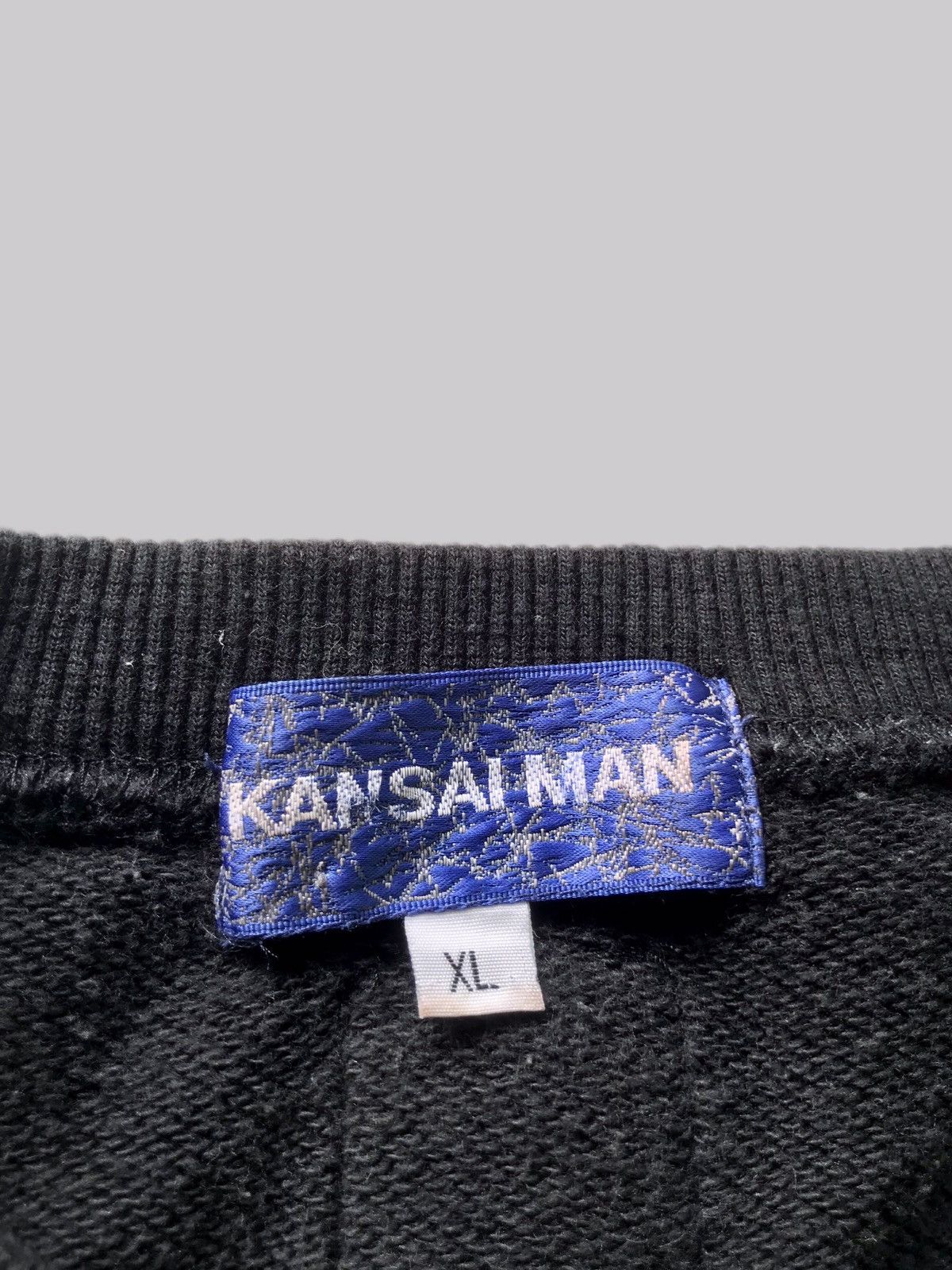 Kansai Yamamoto 1990s KANSAI MAN Embroidered Logo Sweatshirt Size US XL / EU 56 / 4 - 3 Thumbnail