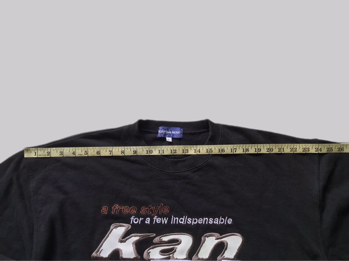 Kansai Yamamoto 1990s KANSAI MAN Embroidered Logo Sweatshirt Size US XL / EU 56 / 4 - 10 Thumbnail