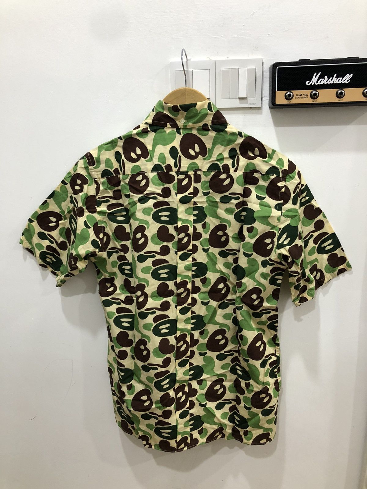 Bape SS06 Baby Milo Camo Button Up Shirt Size US S / EU 44-46 / 1 - 2 Thumbnail