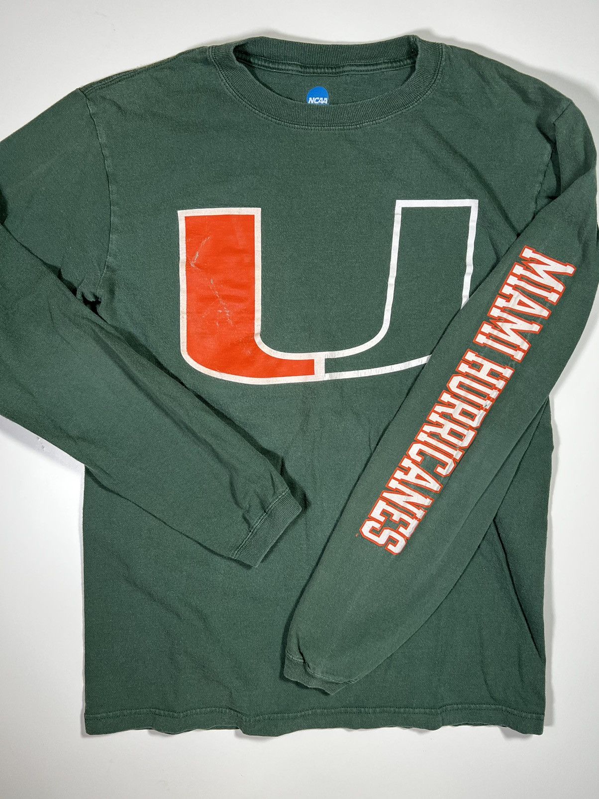 NCAA Miami Hurricanes NCCA Football Long Sleeve Shirt Size US M / EU 48-50 / 2 - 3 Thumbnail