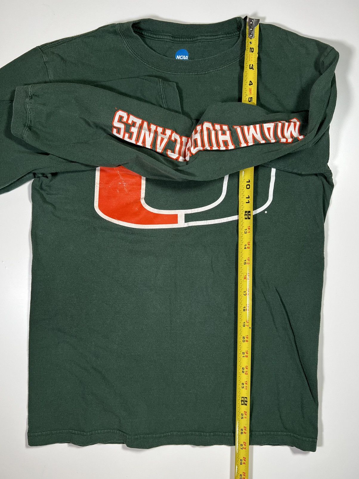 NCAA Miami Hurricanes NCCA Football Long Sleeve Shirt Size US M / EU 48-50 / 2 - 6 Thumbnail