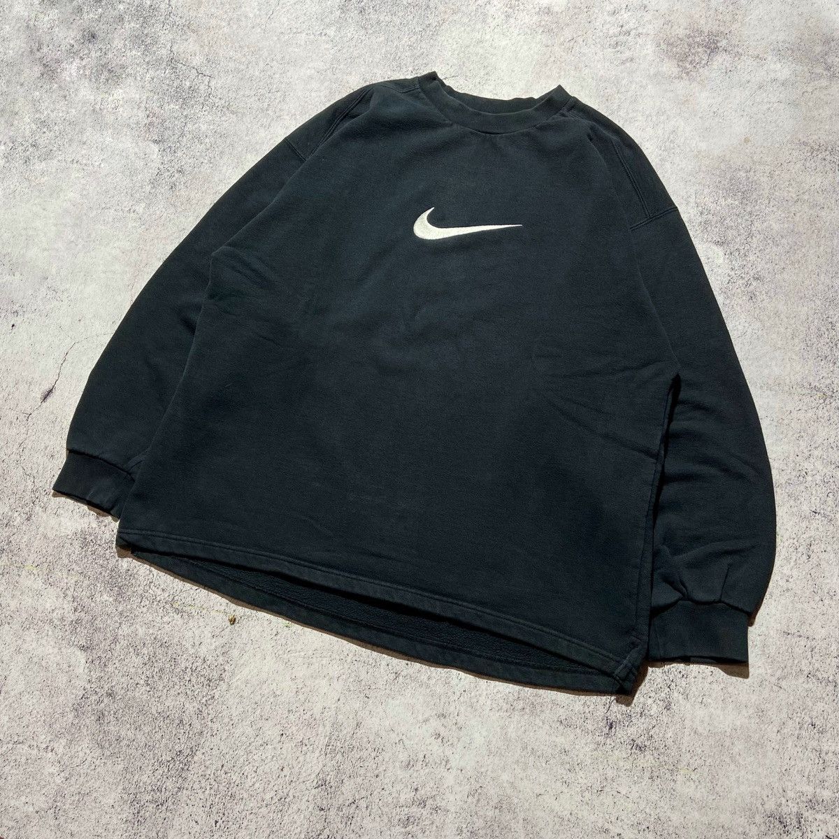 Vintage 90s Nike Center Swoosh Logo Sweatshirt