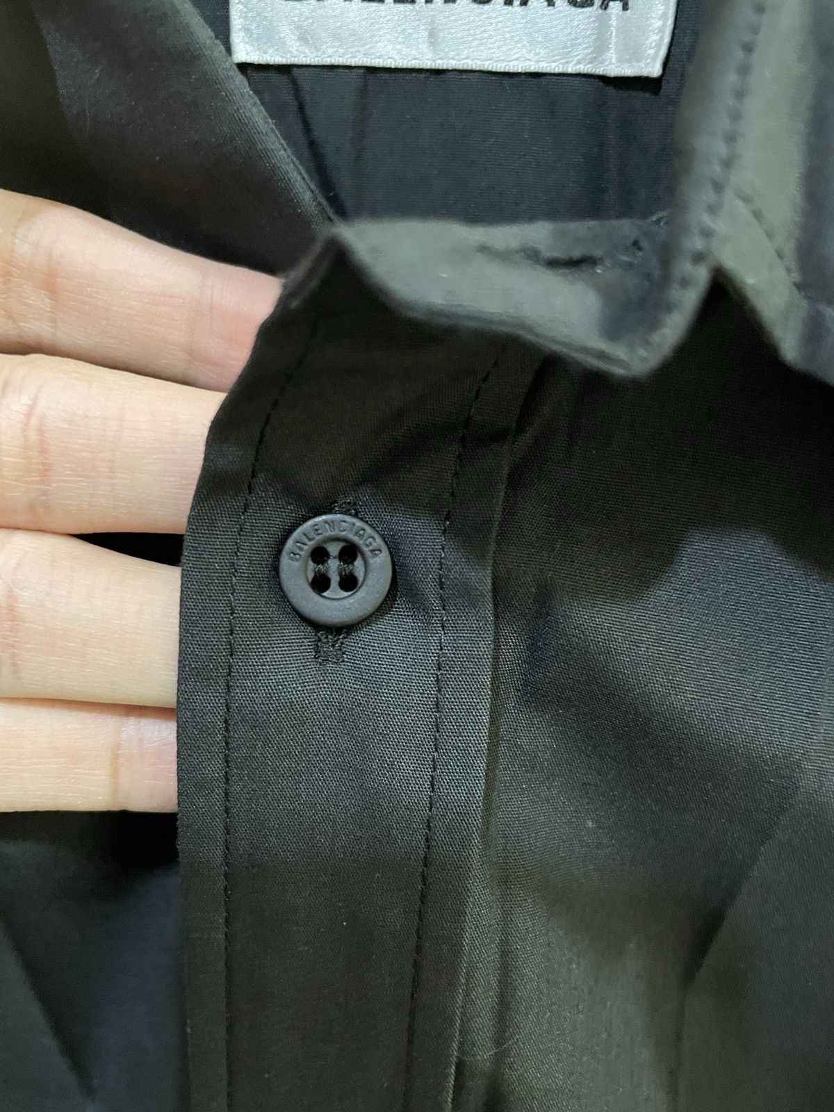 Balenciaga Balenciaga Summer 20 Pleated Button Up Size US M / EU 48-50 / 2 - 5 Thumbnail