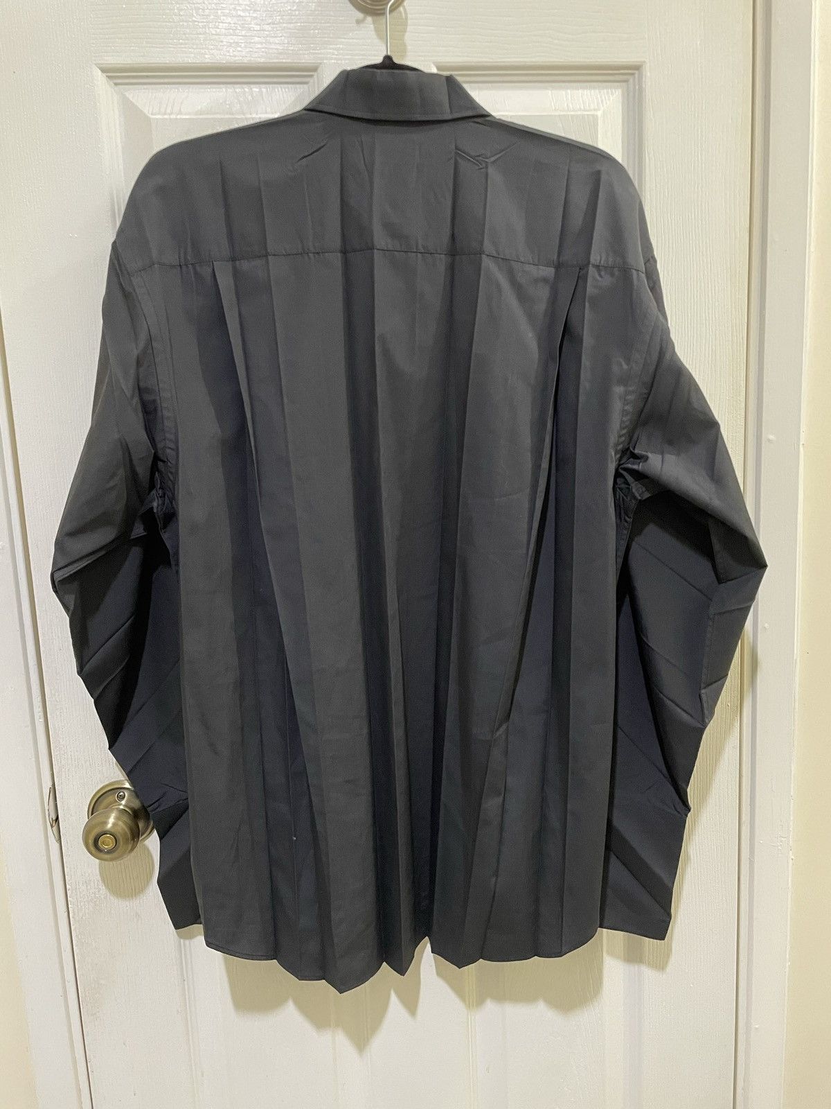 Balenciaga Balenciaga Summer 20 Pleated Button Up Size US M / EU 48-50 / 2 - 2 Thumbnail