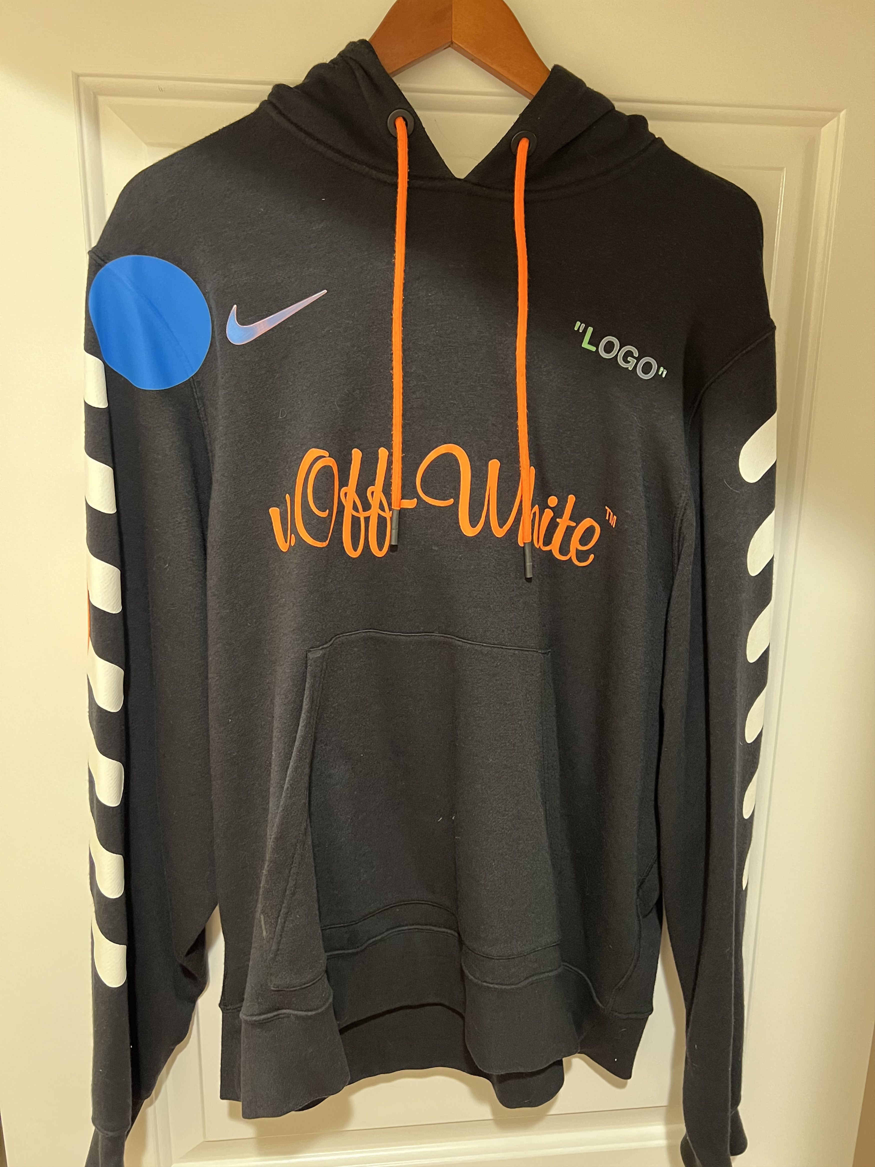 Nikelab off white hoodie best sale