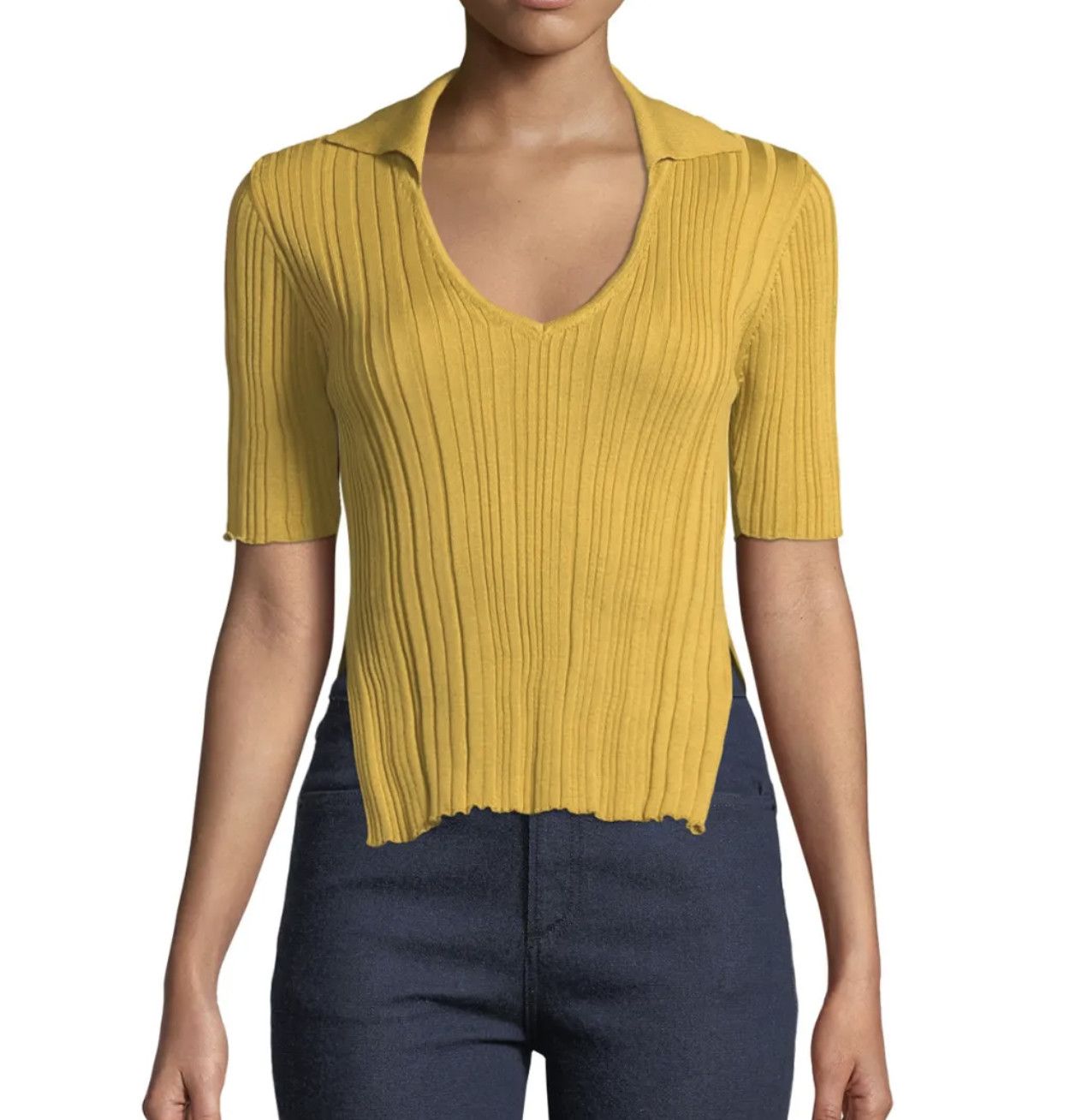 Jacquemus ⚡️QUICK SALE⚡️Jacquemus La Marinheiro Polo Rib Knit Size S / US 4 / IT 40 - 2 Thumbnail