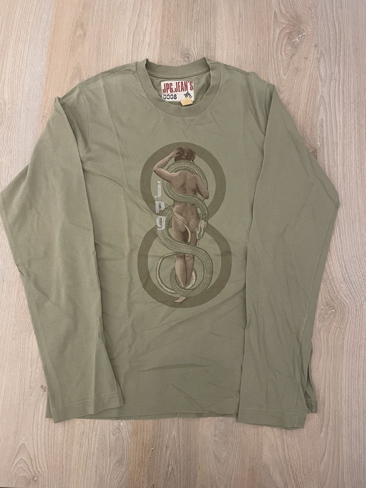JPG Snake Print Longsleeve T-Shirt