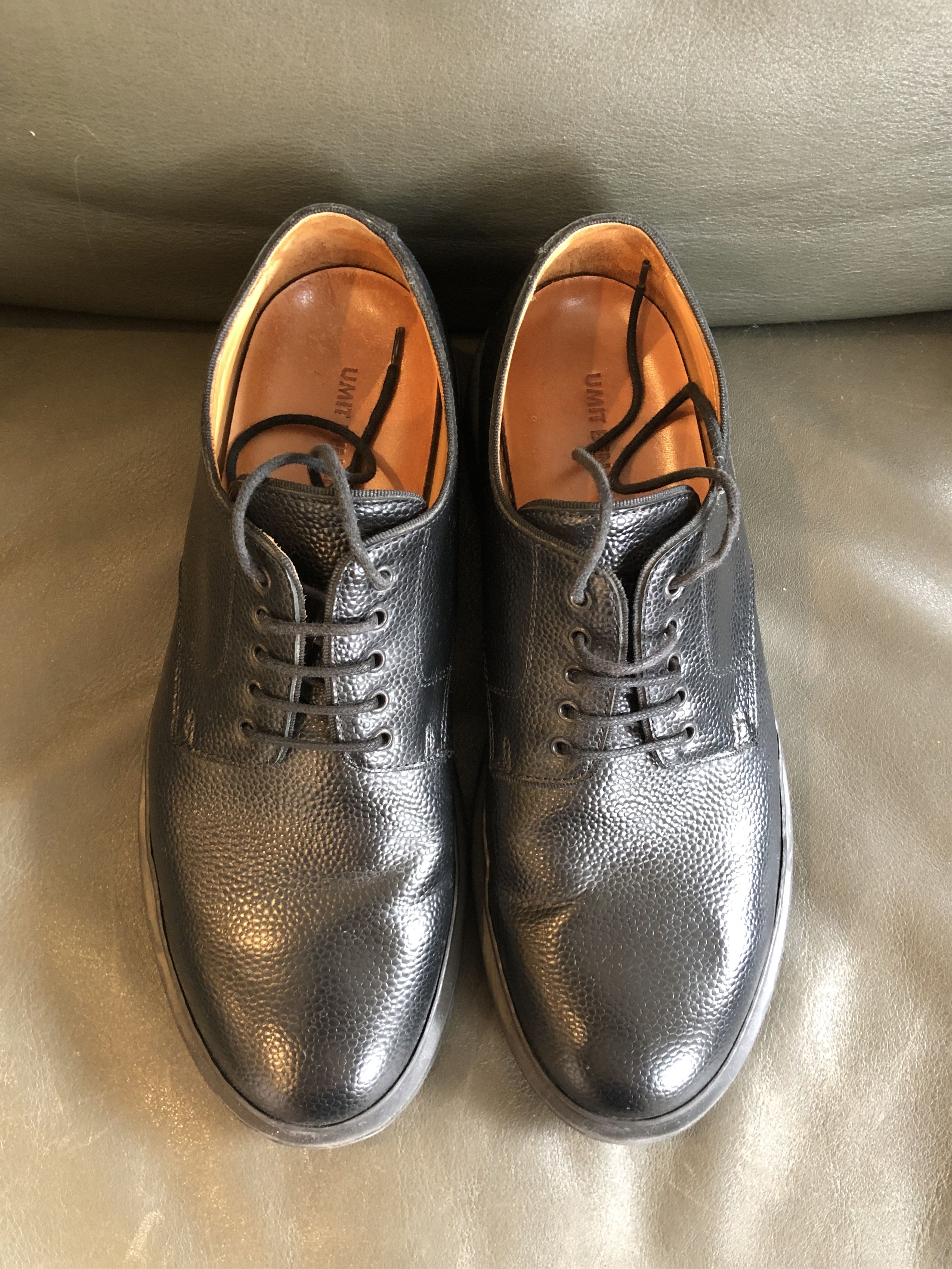 Umit Benan Stamped Leather Dollar Bolero Derby Shoes Size US 9 / EU 42 - 1 Thumbnail