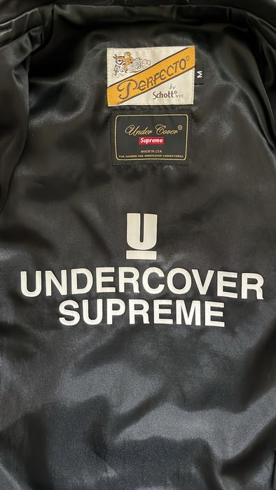 Supreme Supreme x Undercover - Anarchy is the Key Leather Jacket