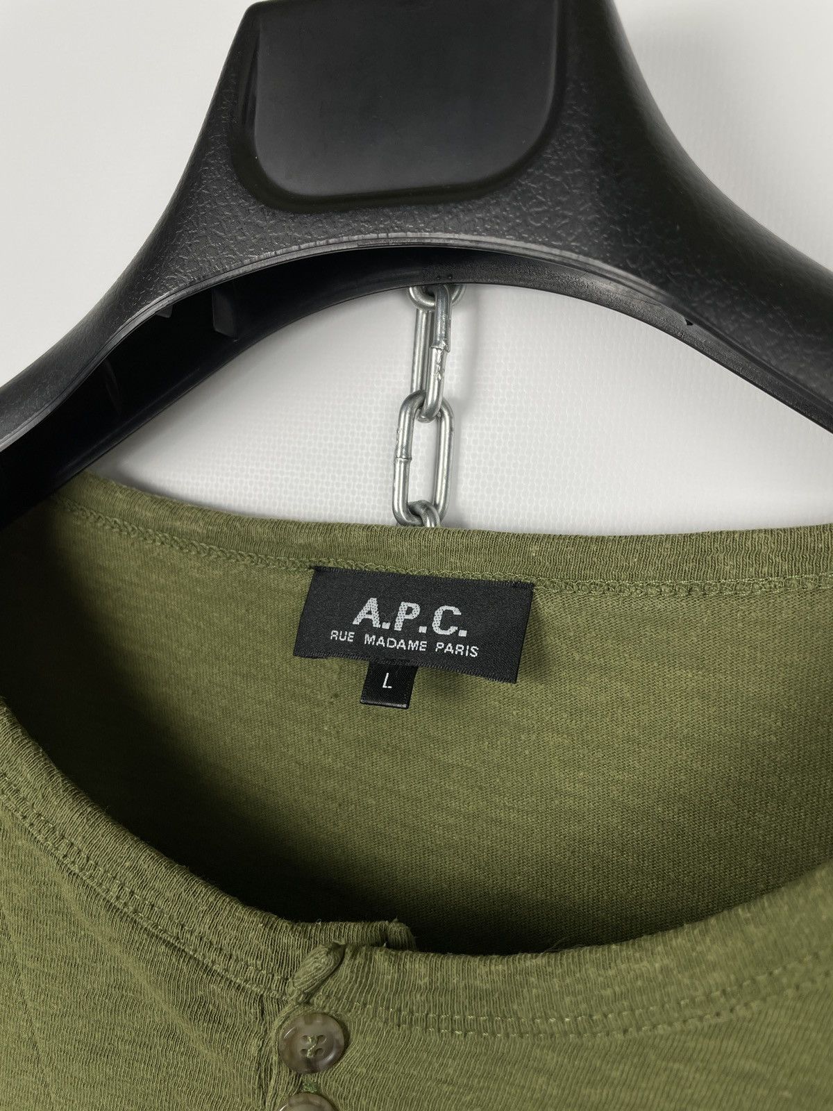 A.P.C. A.P.C. Rue Madame Paris Long Sleeve T-Shirt Size L / US 10 / IT 46 - 6 Thumbnail