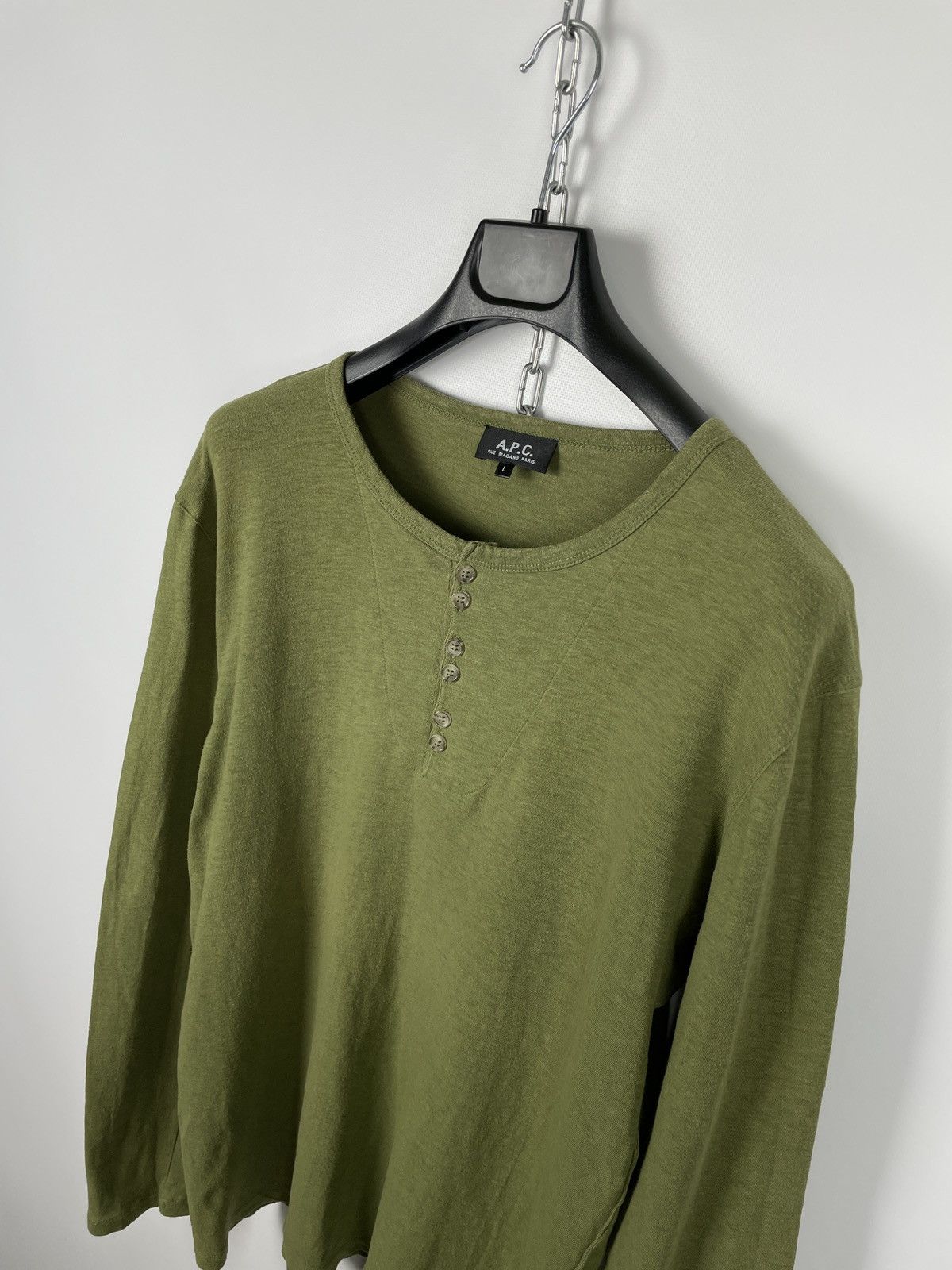 A.P.C. A.P.C. Rue Madame Paris Long Sleeve T-Shirt Size L / US 10 / IT 46 - 1 Thumbnail