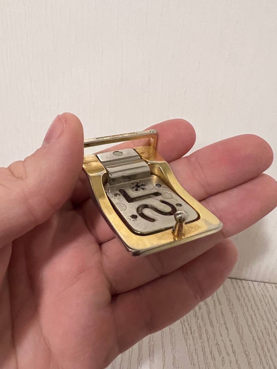 Designer × Vintage Vintage Retro Made in Italy SL belt Buckle Size ONE SIZE - 3 Thumbnail