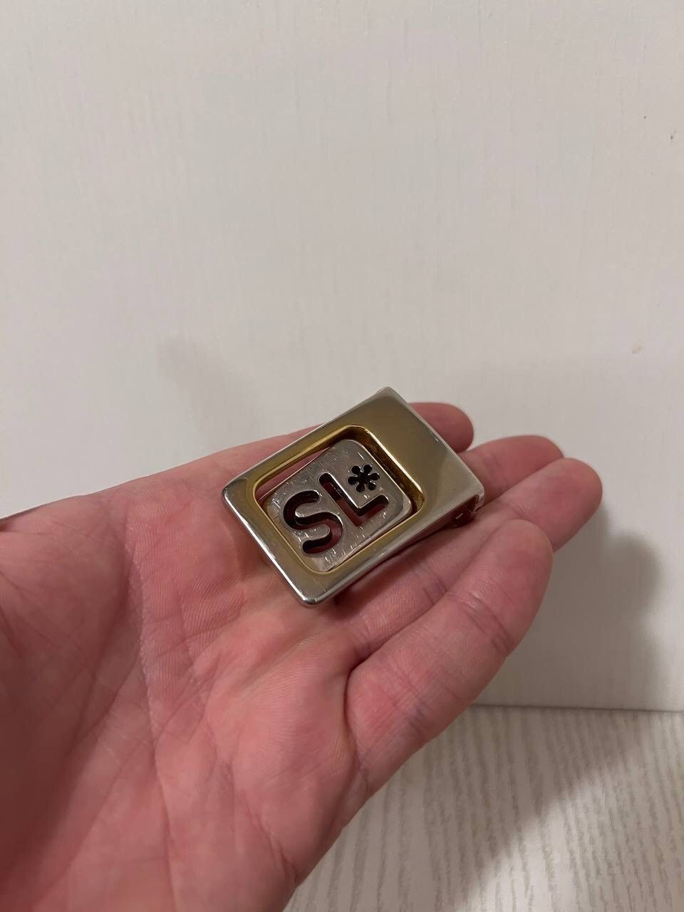 Designer × Vintage Vintage Retro Made in Italy SL belt Buckle Size ONE SIZE - 1 Thumbnail